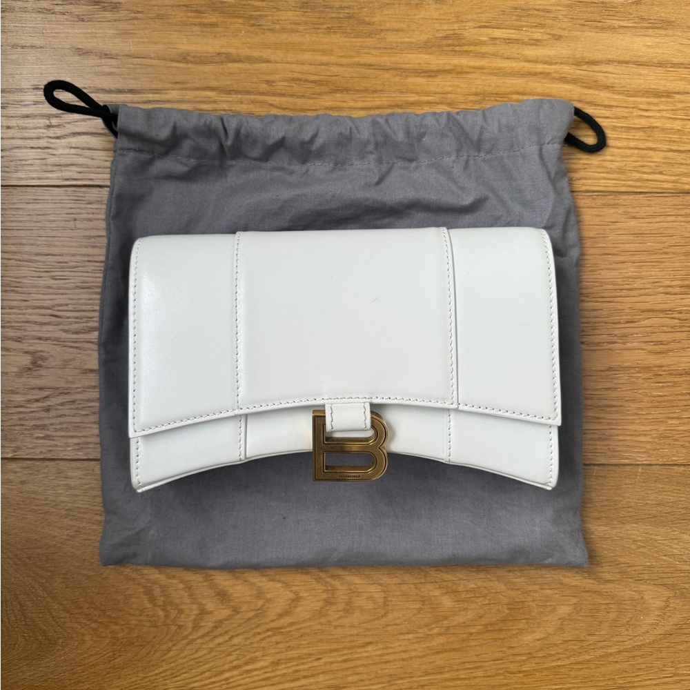 Balenciaga white small bag